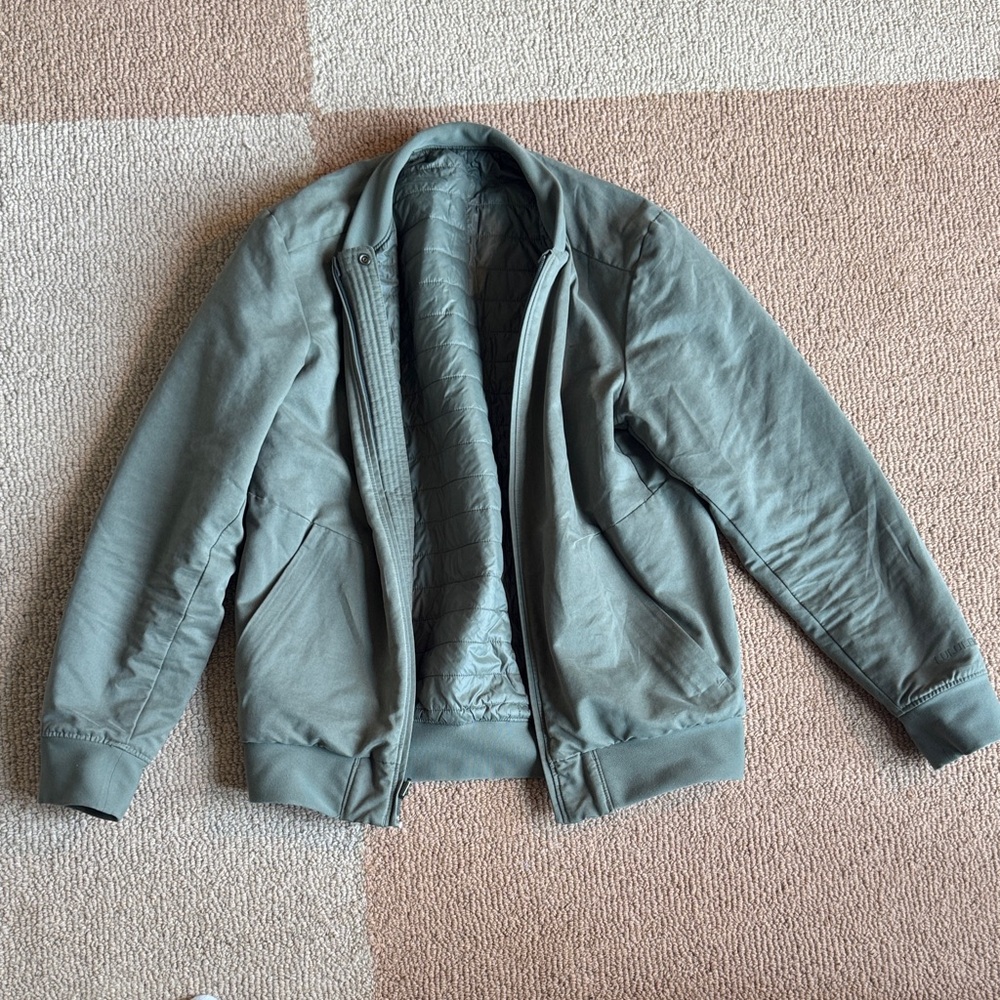 lululemon athletica Men's Olive Bomber Jacket